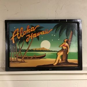 Aloha Hawaii wall art.